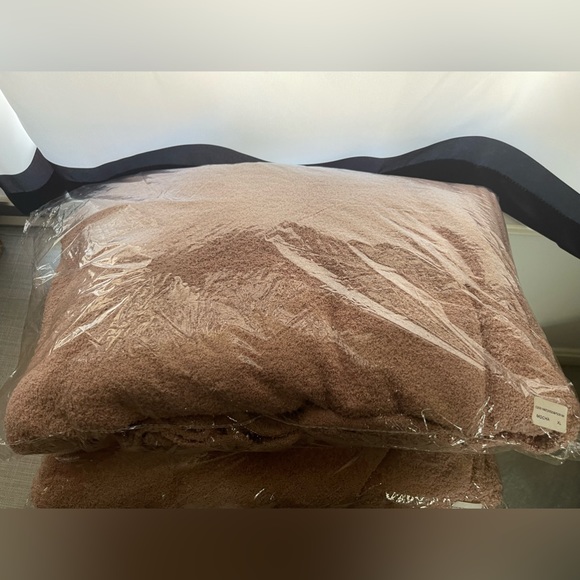 Fuzzy 3-Piece Lounge Set - Mocha - Picture 2 of 2